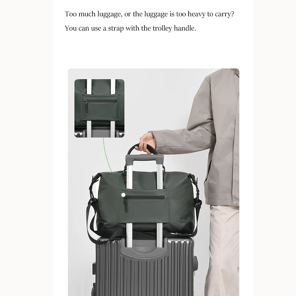 حقيبة حمل محمولة قابلة للطي من Buylor، حقيبة تخزين للسفر ذات سعة كبيرة مناسبة لصعود الأمتعة والملابس والنزهات والتنقل #2