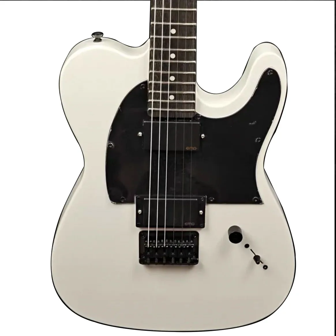 Hot Sale Guitar Flat white AS jim Root Signature T L Guitar Locking Knobs Rosewood Fingerboard High Quality Factory Direct