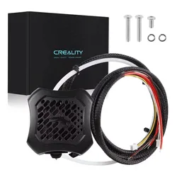 Creality Ender-3 V2 Imprimante 3D Assemblé Extrudeuse Complète Hotend Kit Double Ventilateur de Refroidissement avec 0.4mm Buse En Aluminium Nuit de Chauffage