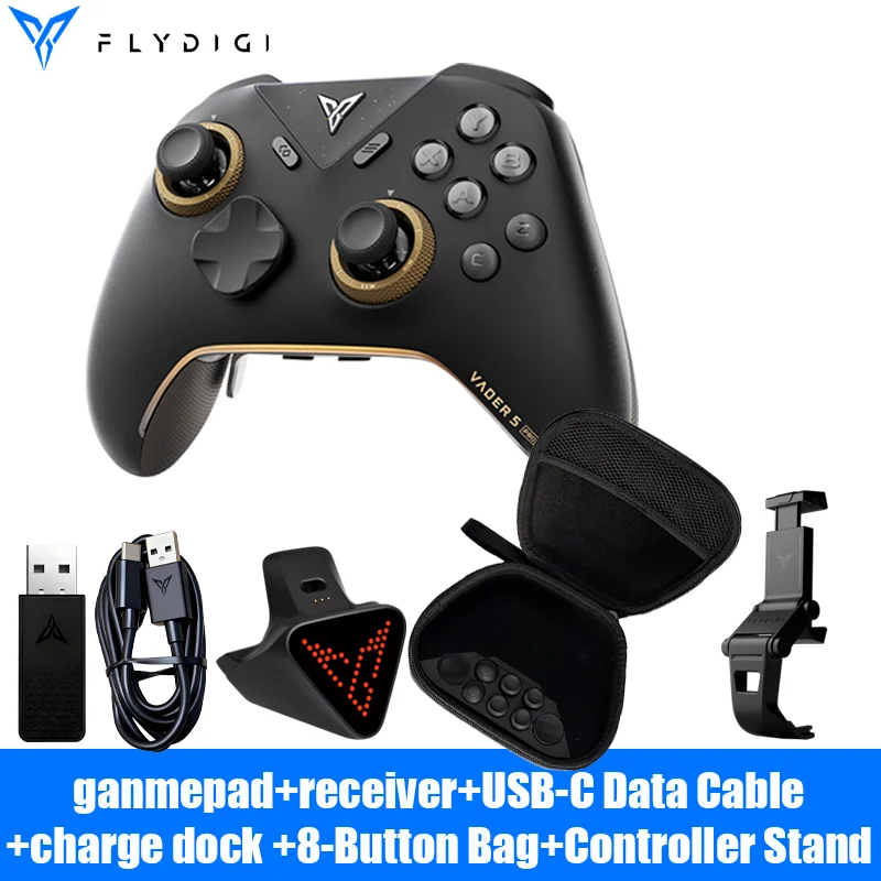 Vader 5 Pro エリートバッグ CHARGE DOCK 2 PROセット FLYDIGI Vader 5 Pro Controller & Charging Dock 2 Pro Bundle – Techyin