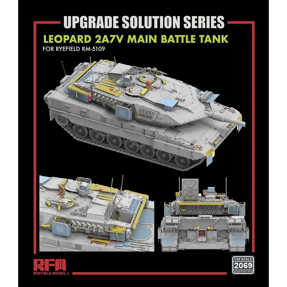 RYEFIELD MODEL RFM RM-2069 1/35 Upgrade Set for Leopard 2A7V Main Battle Tank