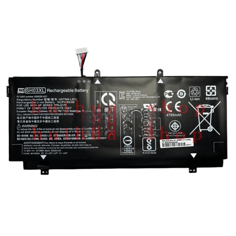 

New Genuine SH03XL Battery For HP Spectre X360 13-AC013DX 859026 -421 859356 -855
