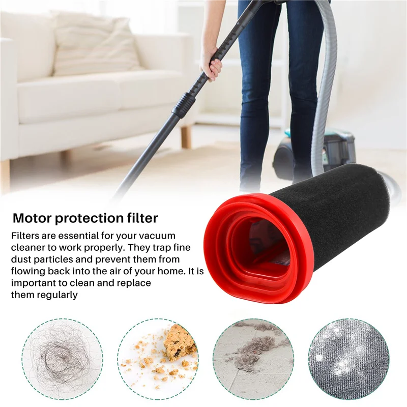 فلتر حماية المحرك الشهير للمكنسة الكهربائية Flexxo اللاسلكية Bosch 25.2 V BBH3ZOO25 BBH3PETGB BBH3211GB، 3 قطع