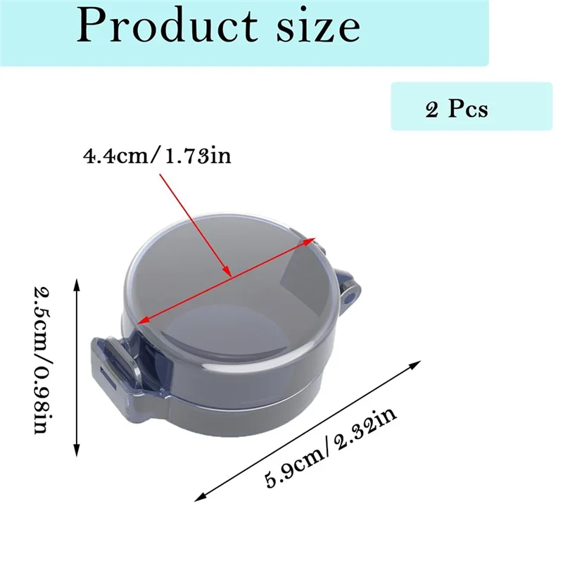 A99E-2 Pack Deadbolt Child Safety Lock Cover, Child Proof Door Knob Cover, Door Safety Deadbolt Lock
