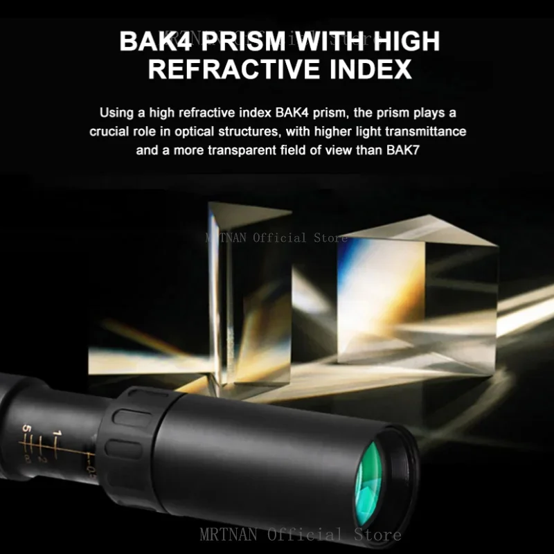 Metal Powerful Binoculars Long Range Reach 10-300X Zoom HD BAK4 Portable Professional Telescope Monocular for Hunting - Image 4
