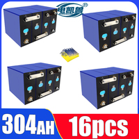 New 16PCS 3.2V 304AH 340AH 320AH 280AH lifepo4 battery DIY 48V electric boat solar energy storage household battery duty-free