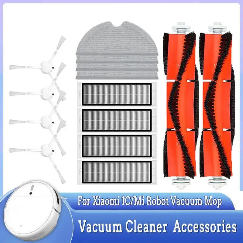 Hepa Filter Voor Xiaomi Mi Robot Vacuum Mop Mijia 1C 1T Dreame F9 Mop Doek Belangrijkste Zijborstel robot Stofzuiger Accessoires