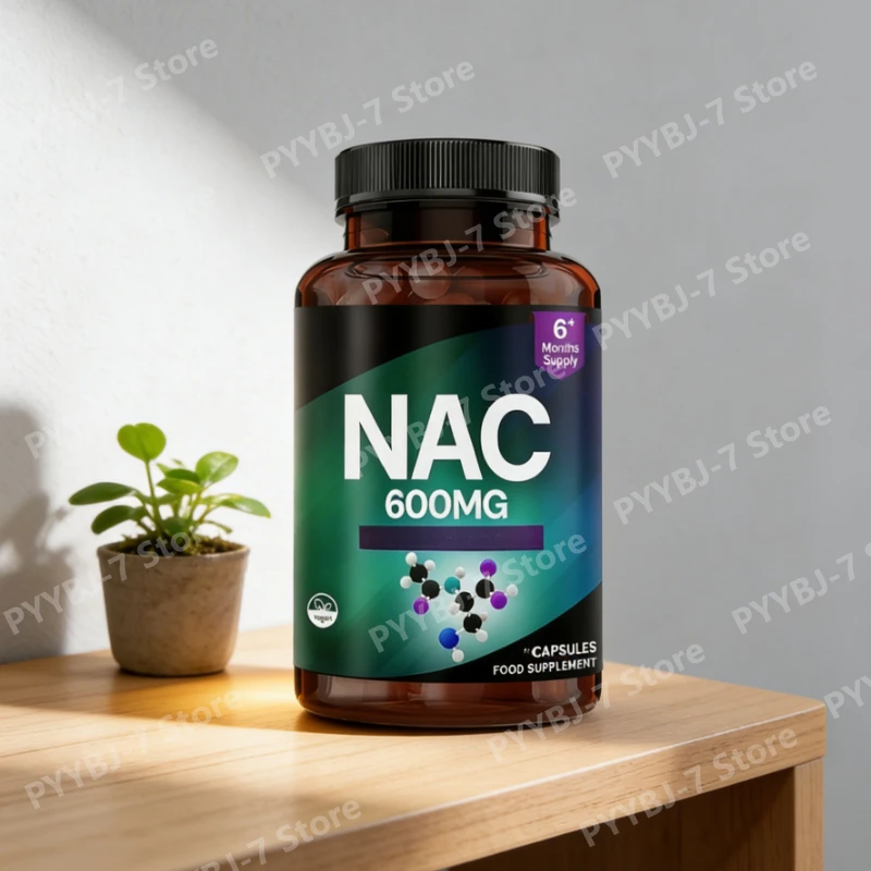 NAC Capsules Amino Acid Supplement for Daily Nutritional Support Vegan Friendly 60 Capsules