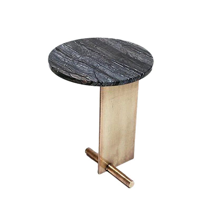 Sofa artistic side table light luxury creative marble side table coffee table combination