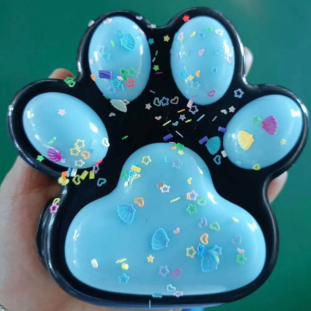 Large Creativity Giant Squeeze Cat Paw Toys Soft Squeeze Toy Decompressing Pinching Cat Paw Abreact Sticky Relief Relax Toys