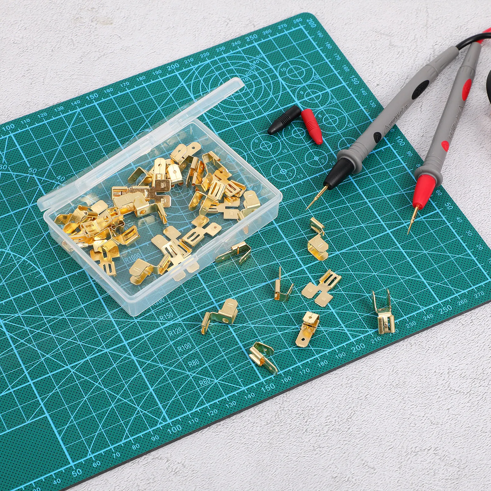 

36Pcs Spade Terminal Connectors Kit Premium Copper Crimp Wire Connectors for Electrical Automotive Appliance Wiring Stable