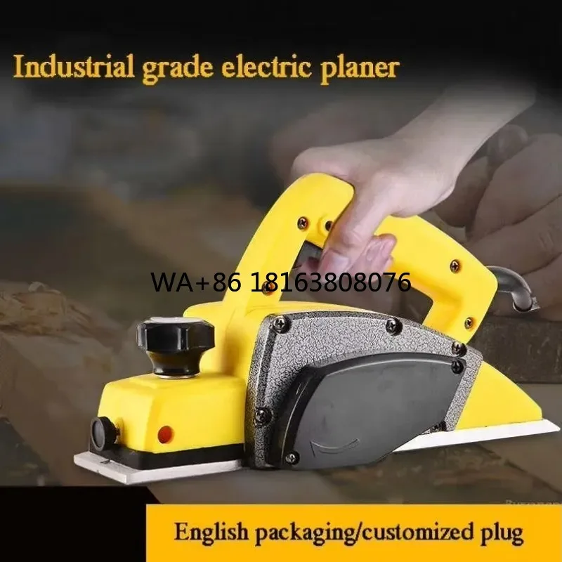 - Electric Wood Planer | Compact Household Hand Planer | Multi-functional 82mm Portable Woodworking Power Planer