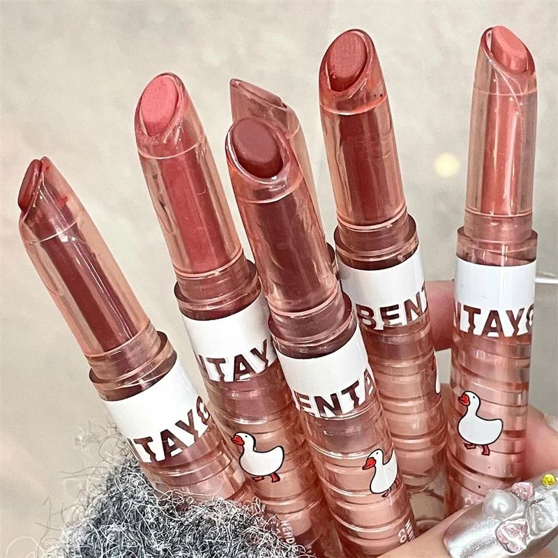 1/2/3/4/5/6pcs Lipstick Matte Finish Labial Glaze Waterproof And Not Easy To Fade Misty Lip Glaze Velvet Fad Korea Woman Lips