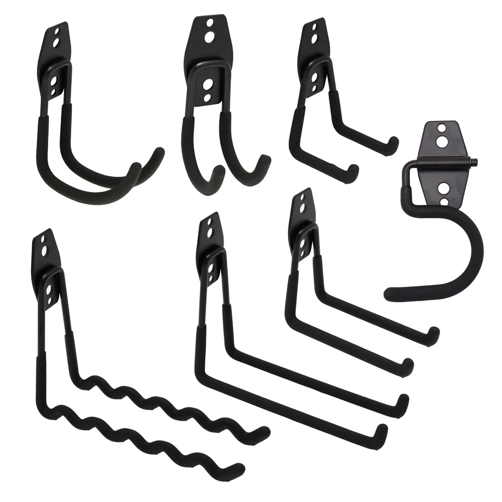 

Metal Hook Anti-slip Heavy Duty Garage Storage Wall Mount Bicycle Hanger Hooks Wall Mount Ladders Garden Tool Organizer Hook