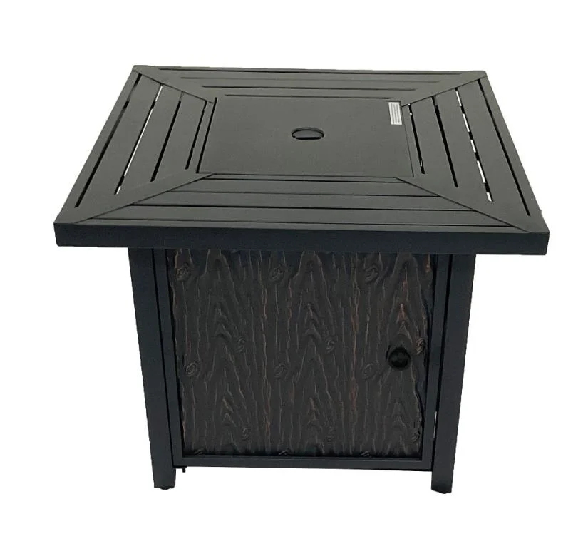 Modern Gas Fire Pit Table With 50000 BTU Steel Construction For Outdoor Camping & Party Use