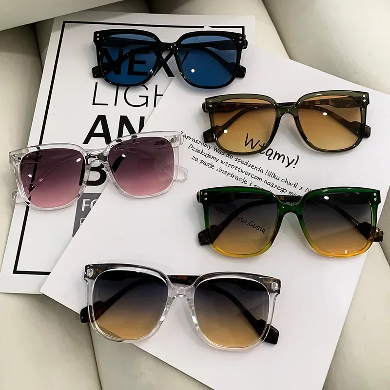 Vintage Square Sunglasses Women Designer Luxury Sun Glasses for Men Classic UV400 Outdoor Ladies Eyeglasses Sunglasses Men image 3