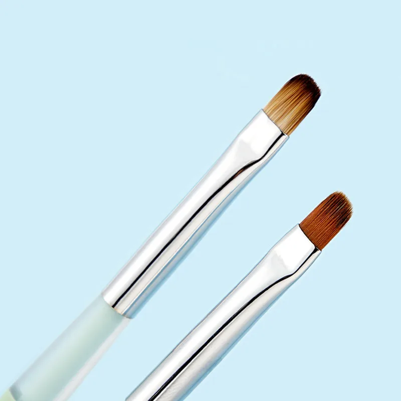 

1/6PCS Colourful Crystal Handle Nail Brush Liner Brush Painting Pen Gel Brush Crystal Nail Art Manicure