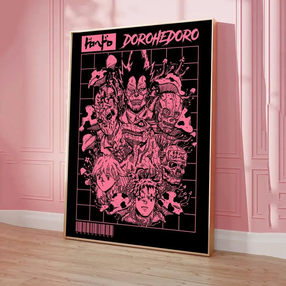 Vintage Dorohedoro Poster Classic Vintage Posters HD Quality Wall Art Retro Posters for Home Room Wall Decor