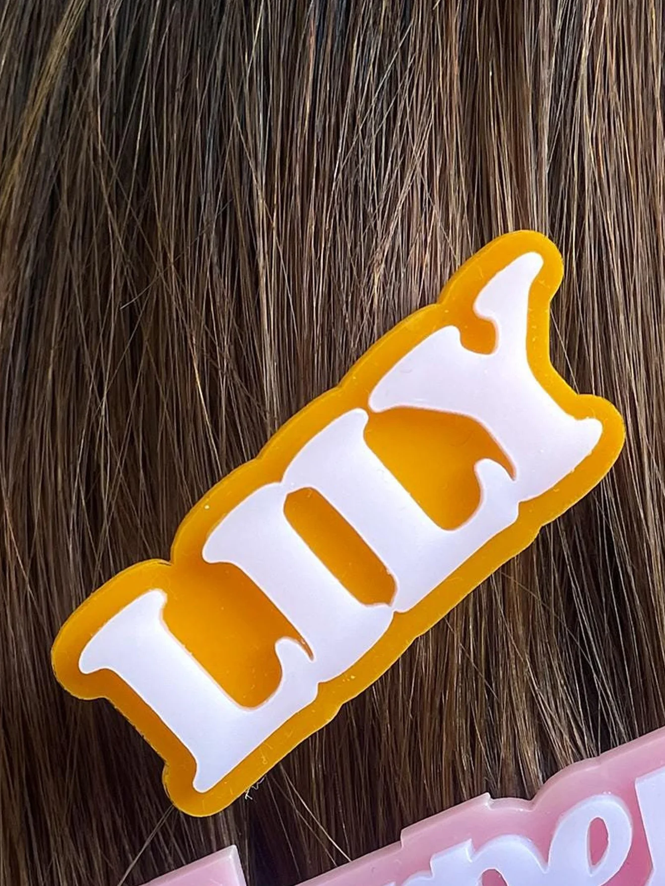 مشبك شعر مخصص باسم - مشبك الاسم - مشبك التمساح - مشبك شعر للفتيات - هدية عيد ميلاد - هدية عيد الميلاد - مشبك شعر الأميرة