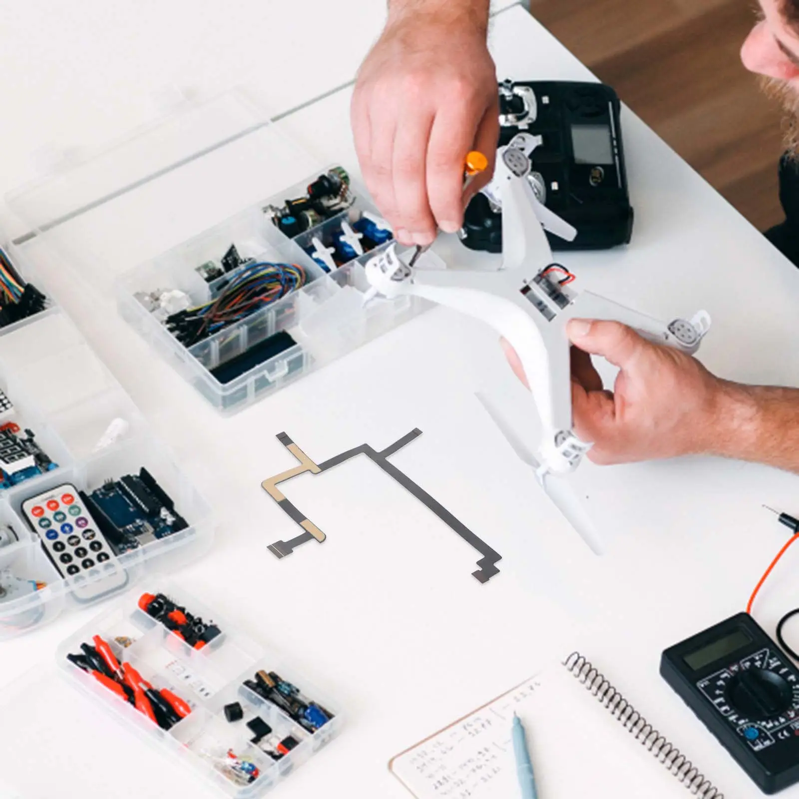 

Гибкий ленточный кабель для подвеса дрона, совместимый с Phantom 3S, стандартный, с усиленным концом, легким подключением к плате, гибкий шлейф