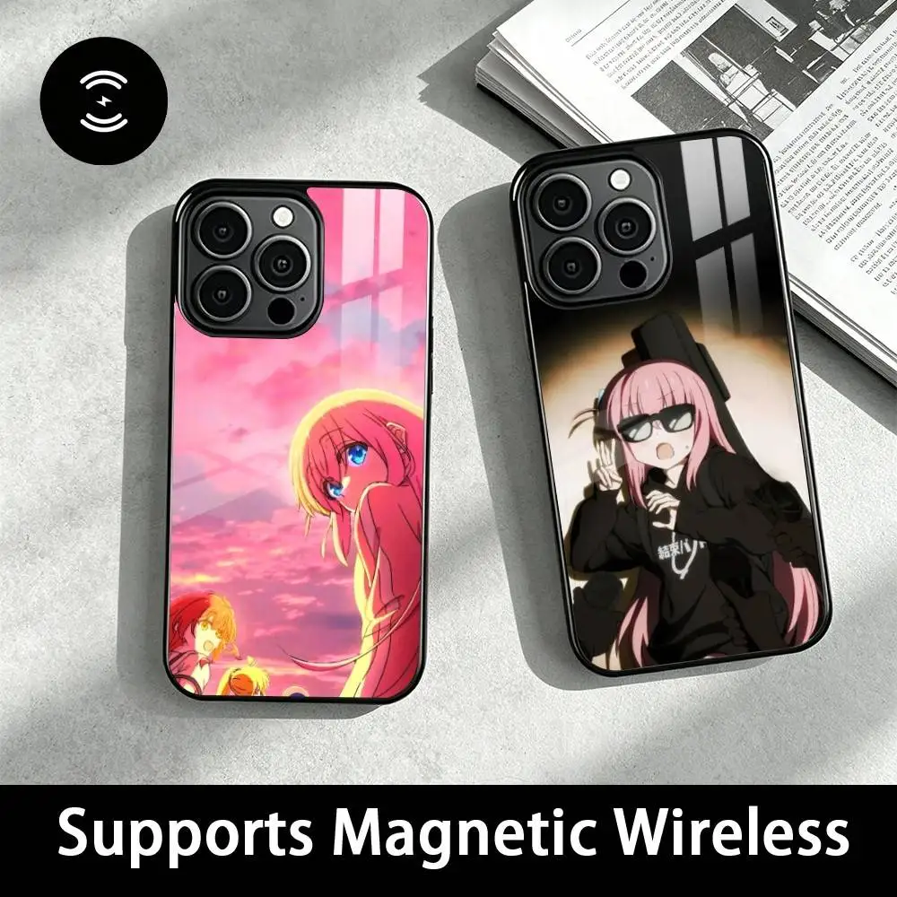 B-Bocchi Band-Yamada-Ryo-S  Phone Case For iPhone18,17,16,15,14,13,12,11 Plus,Pro Allows magnetic wireless charging