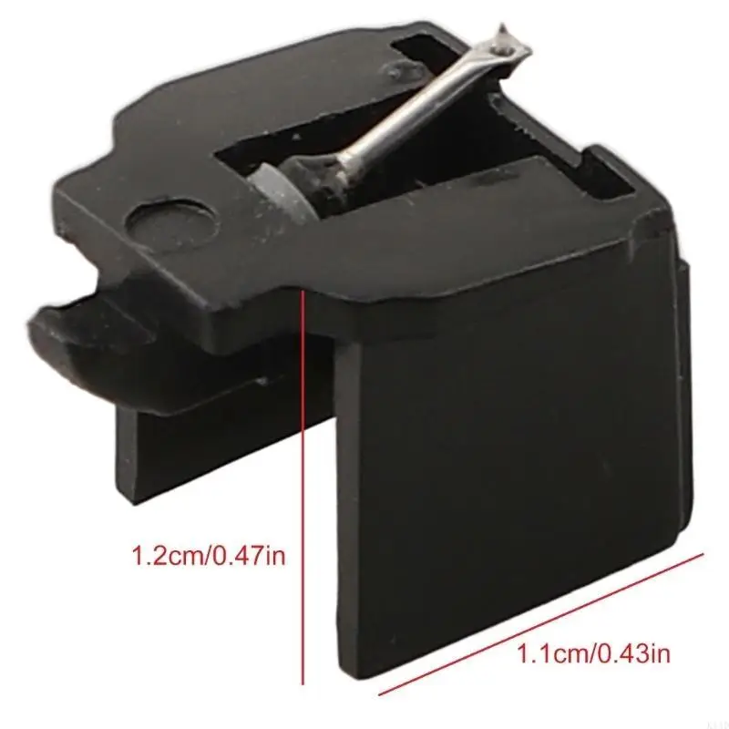 K1AD Record Player Replacement Needle Plastic Texture ติดตั้งง่ายด้วยแปรง