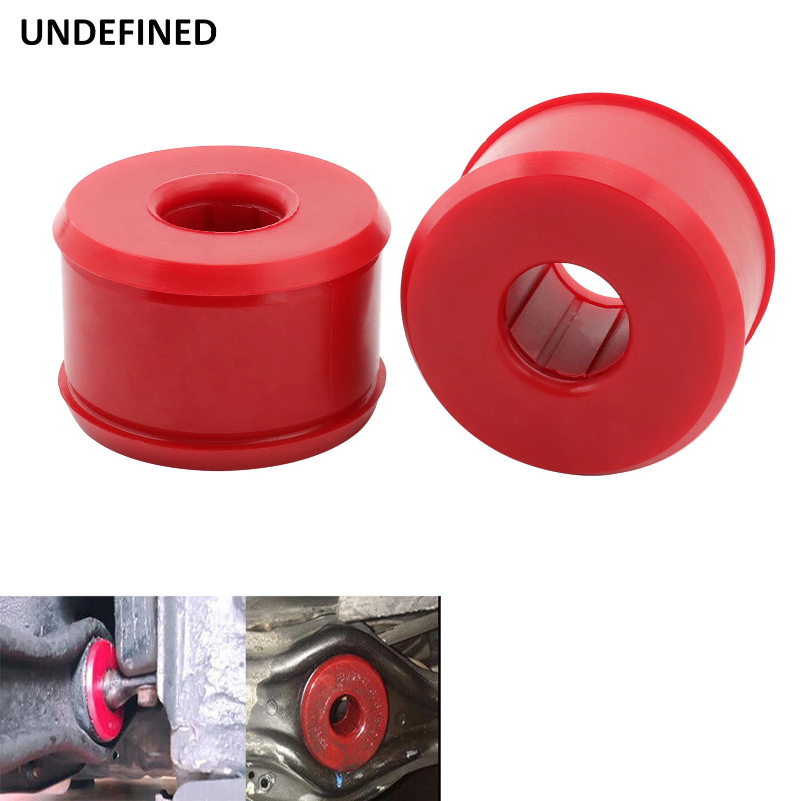 Tuleje tylnego wahacza zawieszenia 16.7106R pasuje do Honda Civic /Civic del Sol/ CRX dla Integra 1994-2001 czerwony poliuretan