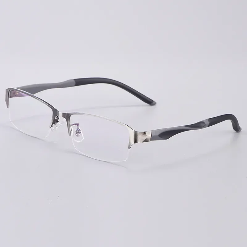 

Titanium Alloy Metal Men's Commercial Fashion Glasses Lens Transparent Women's Optical Prescription Glasses Frame