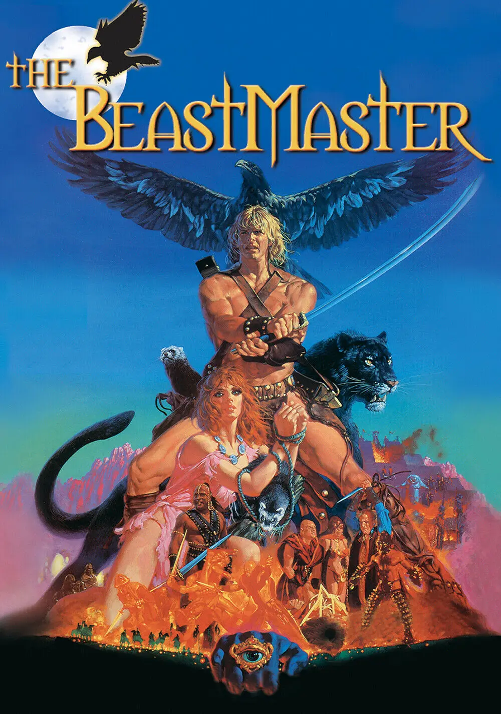 THE BEASTMASTER Movie, Art Picture Print Silk Poster, Home Wall Decor