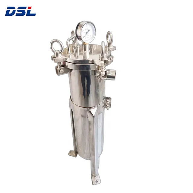 SS304/SS316L Stainless steel sanitary microporous membrane filter food precision pipeline filtration