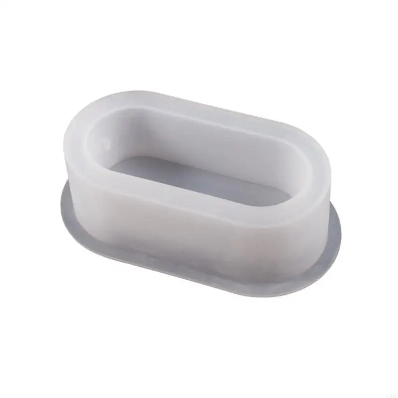 

R3MC Oval Silicone Mold Flower Planter Mold Flower Pot Resin Mould DIY Craft Art Home Decoration Bead Storage Box Mold