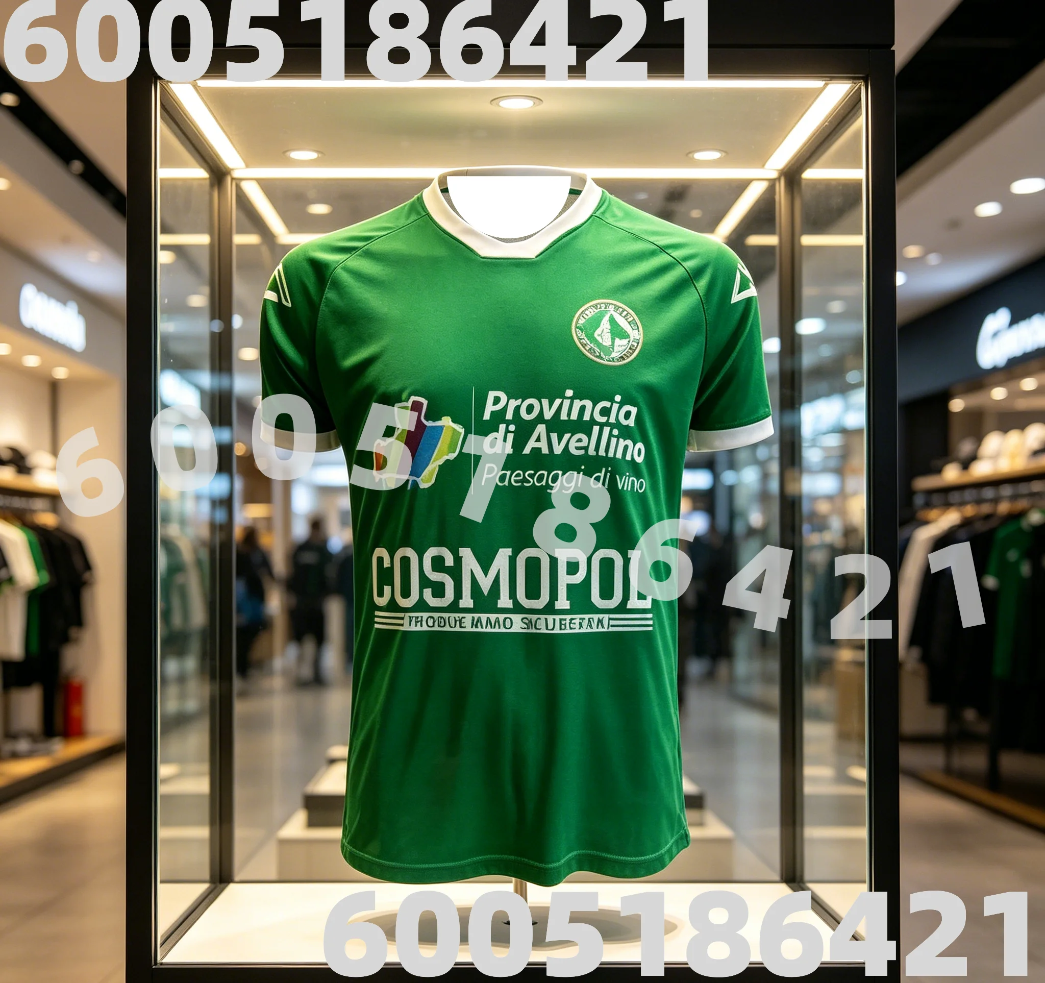 Nueva Camiseta de Fútbol Avellino 2026 para Hombre y Mujer - Verde con Patrocinadores, 3D, Ligera, de Secado Rápido, Conjunto para Padres e Hijos
