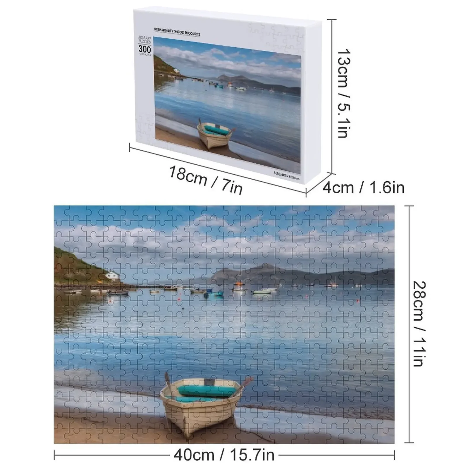 Morfa Ne Fisk Пазл для взрослых и детей Деревянный на заказ Деревянный пазл с животными