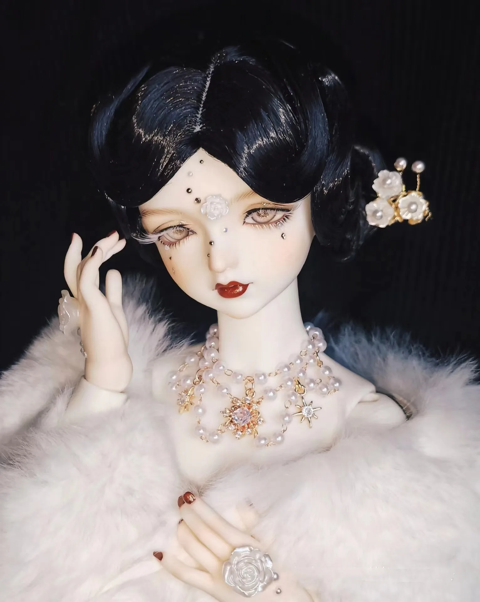 

1/4 Bjd Doll Necklace, Fake Collar, Pendant Accessory