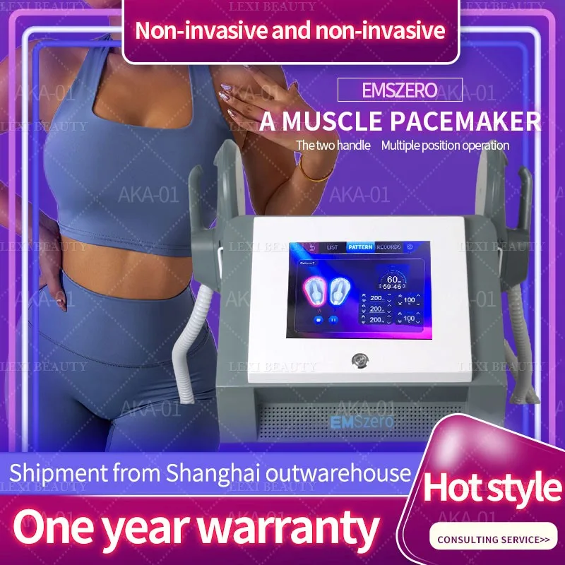 

EMS Body Sculpt Hi-emt EMSZERO NOVA Machine 6500W RF Sculpting Pelvic Pads Fat Muscle Stimulation Slimming EMSZERO Salon