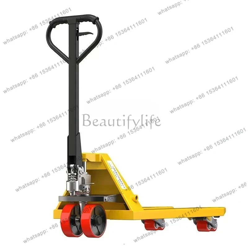 Forklift manual hydraulic ground cattle truck hydraulic hand pull/hand push-pull/truck loading and unloading truck