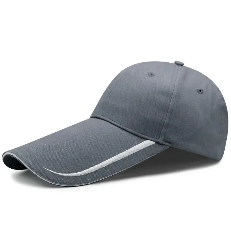 

14cm Long Brim Golf Baseball Cap for Men Women Adult Cotton Hat Fishing Large Size 60-64cm 55-59cm