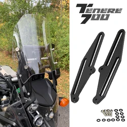 For Yamaha Tenere700 Tenere 700 XT700Z 2019 2020 2021 New Windscreen Adjusters Motorcycle Support Holder Kits Windshield Bracket