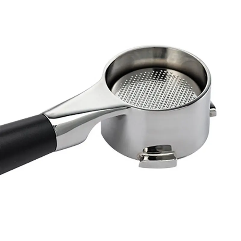 ABJI-Filter With Basket(14G) 51Mm For Delonghi Dedica EC200/EC221/EC330 Espresso Handle Coffee Bottomless Portafilter B