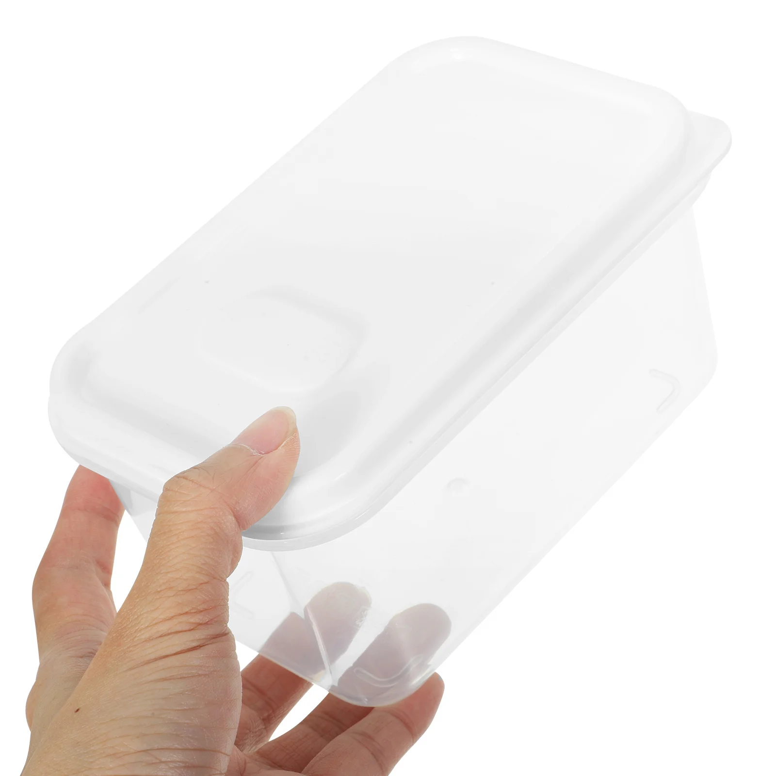 

Food Storage Box Airtight Bread Container Sturdy Plastic Food Sealed Storage Box for Cereals Grains Beans Kitchen Use