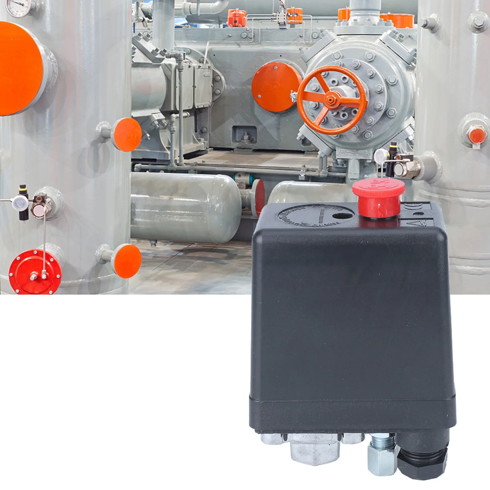 

Control Valve Pressure Control Valve Single Hole 0.5‑1.2MPa (72.5~175psi) 220V G1/4"
