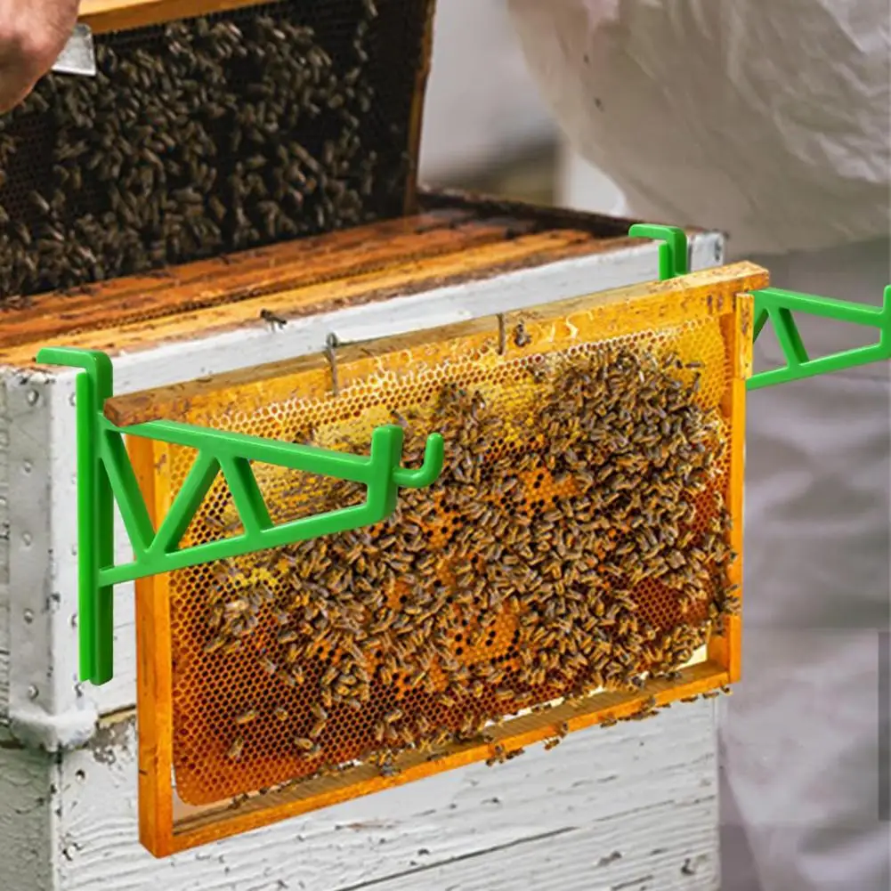 يسهل حملها خلية النحل دعم الثقيلة البلاستيك خلية النحل الإطار حامل قبضة الإطار جثم حامل دعم الرف قوس لتربية النحل