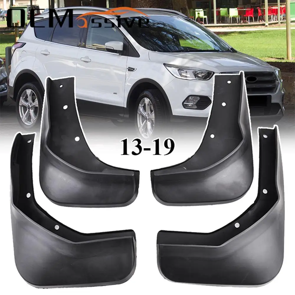 

Set Molded MudFlaps For Ford Escape Kuga Front Rear Splash Guard Mudguards Fender Mud Flaps 2013 2014 2015 2016 2017 2018 2019