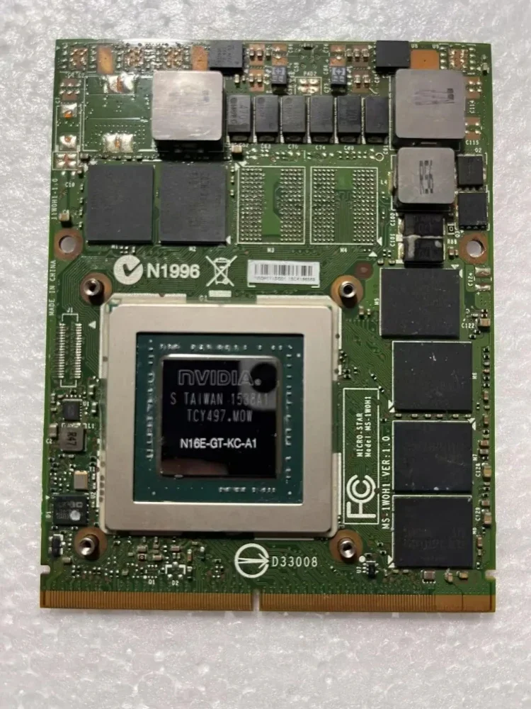 Scheda grafica GTX970M Aggiornamento  6GB per laptop GT60 GT62 GT70 Processore grafico da gioco NVIDIA GeForce