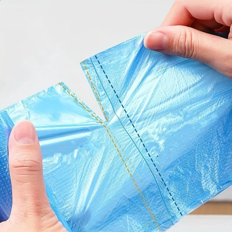 5/10Rolls Thin Garbage Bag 4gallon Disposable Garbage Bag Household Kitchen Restaurant Plastic Storage Garbage Bag