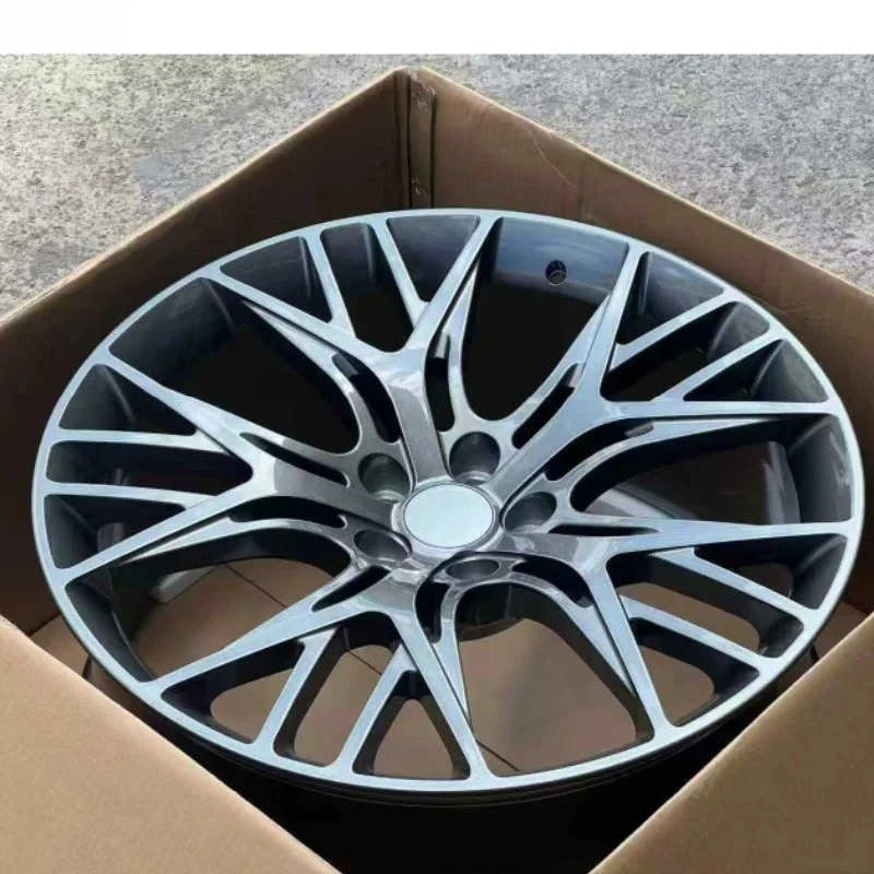 

Полностью окрашенные диски 90 110 130, темно-серые, новые, тип бампера 25 + L663, 22 дюйма, 5 * 120