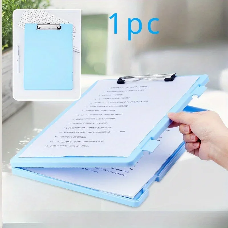 Imagem -05 - Fresh Exam File Information Booklet a4 Board com Folder Clip Folder Organizer Box Material de Escritório Mat Board Clipboard