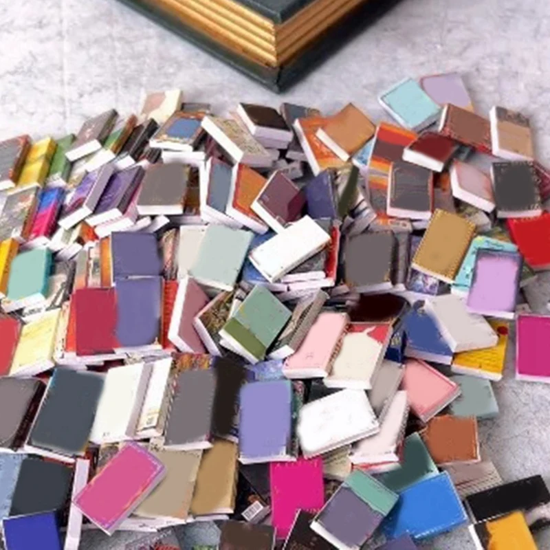 La caja del libro de la ansiedad sacude a tu ansiedad con minibooks, decoración de la librería, adornos navideños para amantes de los libros, duradero