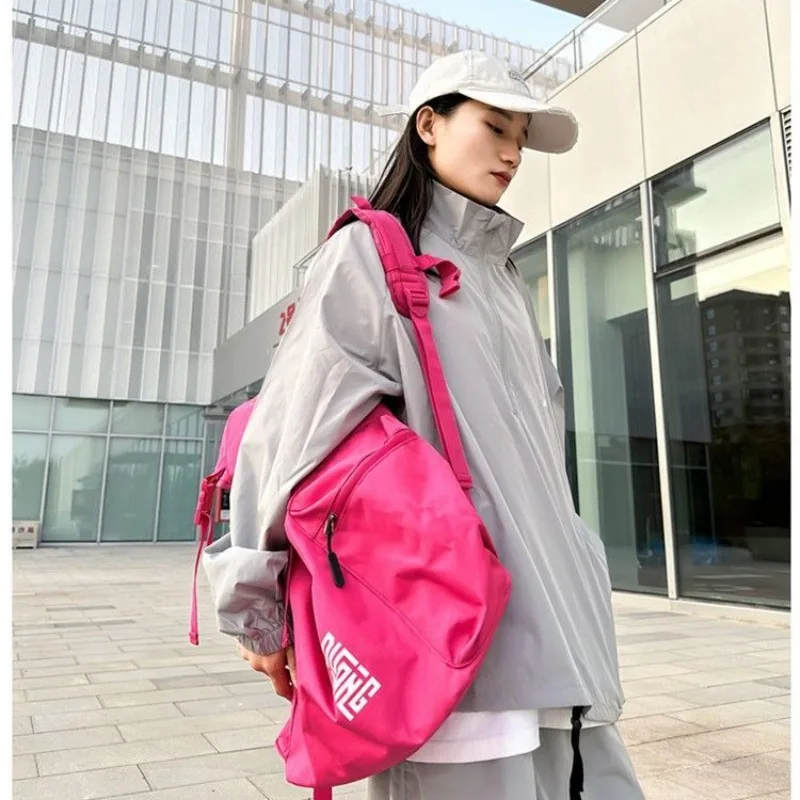 Bolsa de viagem feminina leve montanhismo moda saco escolar mochila de viagem grande capacidade ao ar livre à prova dwaterproof água