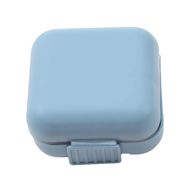 Silicone Ring Double Seal Medicine Pill Storage Box Mini Pill Box Snap-Type Divided Outdoor Travel Portable Pill Box